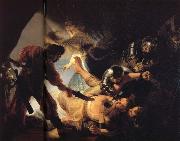 Rembrandt van rijn The Blinding of Samson Spain oil painting artist
